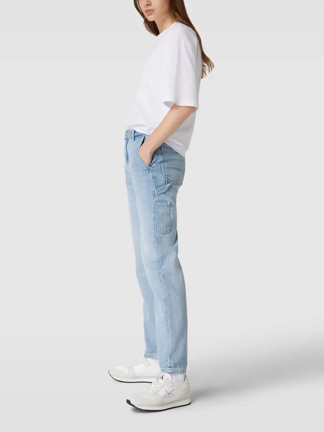 Calvin Klein Jeans Sneaker Aus Leder-Mix Mit Label-Details - Weiß 3 Calvin Klein Jeans Sneaker Aus Leder-Mix Mit Label-Details - Weiß