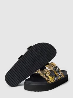 Versace Jeans Couture Sandalen Mit Plateau-Sohle - Schwarz -Schuh Traum al0k2cq765alae2b74sjaj1maopl2dqk8t83al2c85752i1o90o3ica19l54scqa71akslho8p1j2c2190o32dj3c9j66phh70rjcd1kclj36e1o68p3cc1jcgp6cdr675i68o8