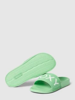 Roxy Slides Mit Label-Detail Modell 'SLIPPY' - Hellgrün -Schuh Traum al1l8j2jal7lada76cokila7913l2cieah55cjag8h650d258d73al9la1akohqf6t4kqgpm652laihlal3jgopocgpj6o9o6ksj6dhk69hj4eb46go32e9m75ij4cpg6srm6d8