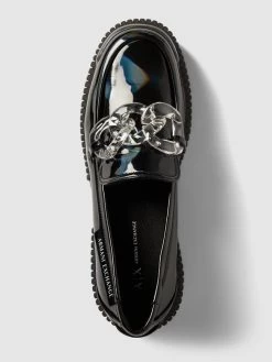 ARMANI EXCHANGE Penny-Loafer Mit Zier-Applikation - Schwarz -Schuh Traum al946jq49l8l6jpk8h64ihak8co38la2aorkigad6p9kql2l8d350e2j8srkod2e9gq4me23a0rk4jad64o3icr16cpj8cb568p68c9k64smaoj660sjip9i69i30chn6li62o8
