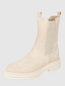 ALPE Chelsea Boots Aus Veloursleder - Offwhite
