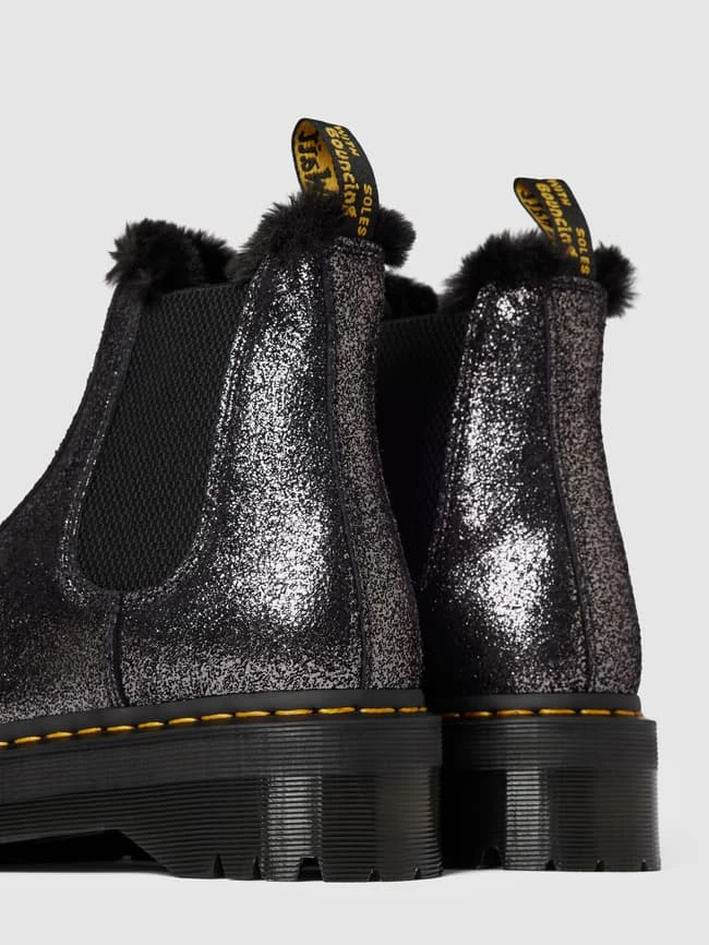 Dr. Martens Dr.Martens Chelsea Boots Mit Webpelz-Futter Modell 'Quad' - Schwarz 5 Dr. Martens Dr.Martens Chelsea Boots Mit Webpelz-Futter Modell 'Quad' - Schwarz – Bild 3