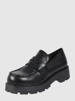 Schuh Traum 14 Vagabond Loafer Mit Profilsohle Modell 'Cosmo' - Schwarz