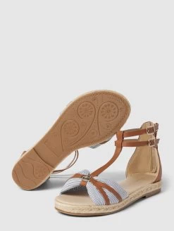 Tom Tailor Sandalen Mit Label-Detail Modell 'Gladiator' - Marineblau -Schuh Traum ap5kgh9m914jal9i894k8di1918j0ki79ko30c1g9l958j9k6cpjic2cap3kolhn952lcci66l436cq19oo3cc366hj68c32cli3ap1k6os64ohm69hm2p1i6ks68phkcpgj0c0